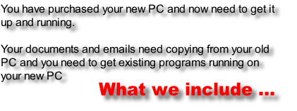 What we include ...